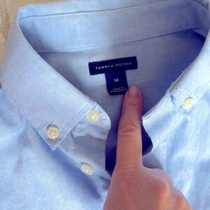 2for$10 Tommy Hilfiger button up dress shirt 14